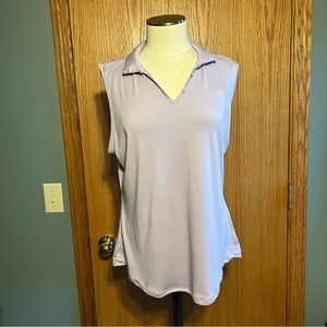 CQC Women's Golf Polo Women’s XXL Shirt V-Neck top Workout Travel Vacation UV 50